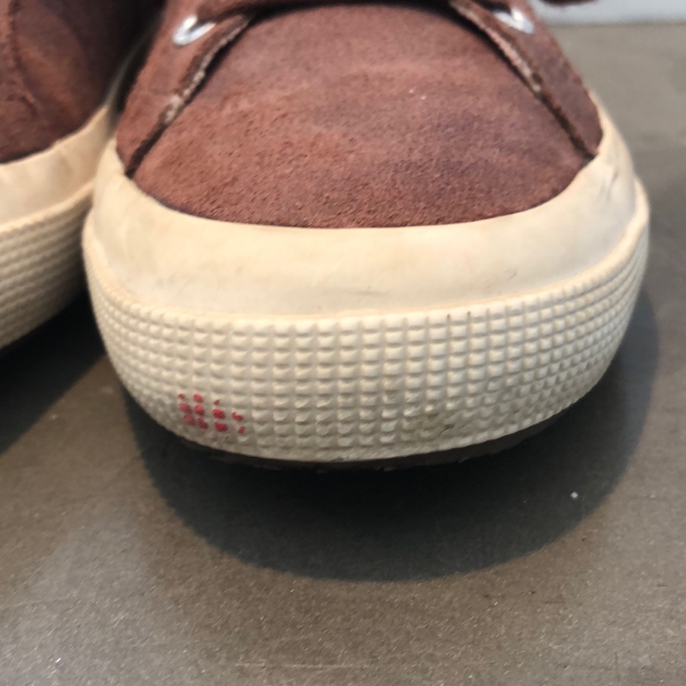 Superga brown leather classic sneaker - Picture 3 of 5